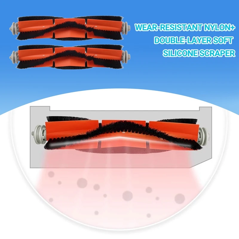 Аксессуары боковая щетка роликовый фильтр HEPA для Xiaomi Mijia 1C STYTJ01ZHM Mi Robot Vacuum Mop SKV4093GL