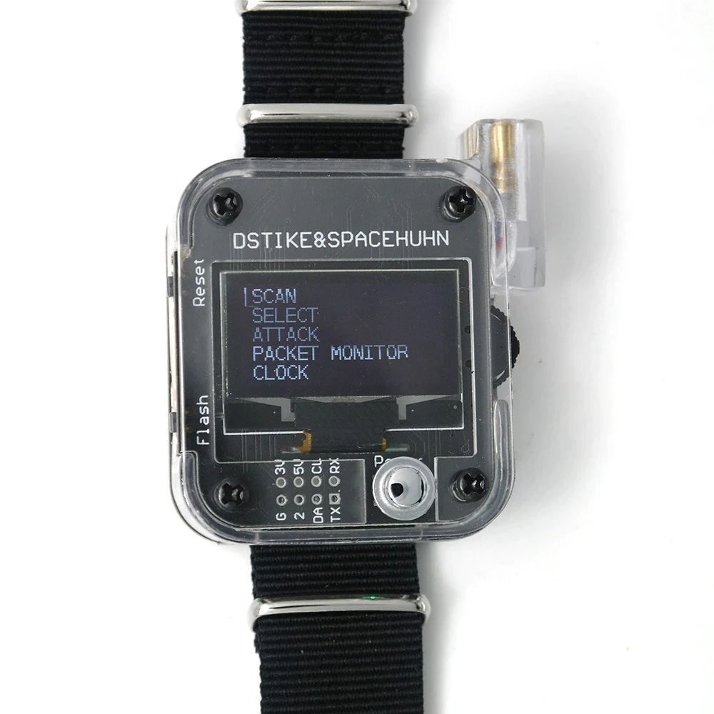 

DSTIKE WiFi Deauther Watch V3 ESP8266 Development Board | Smart Watch DevKit | Arduino NodeMCU ESP32 IoT 800mA