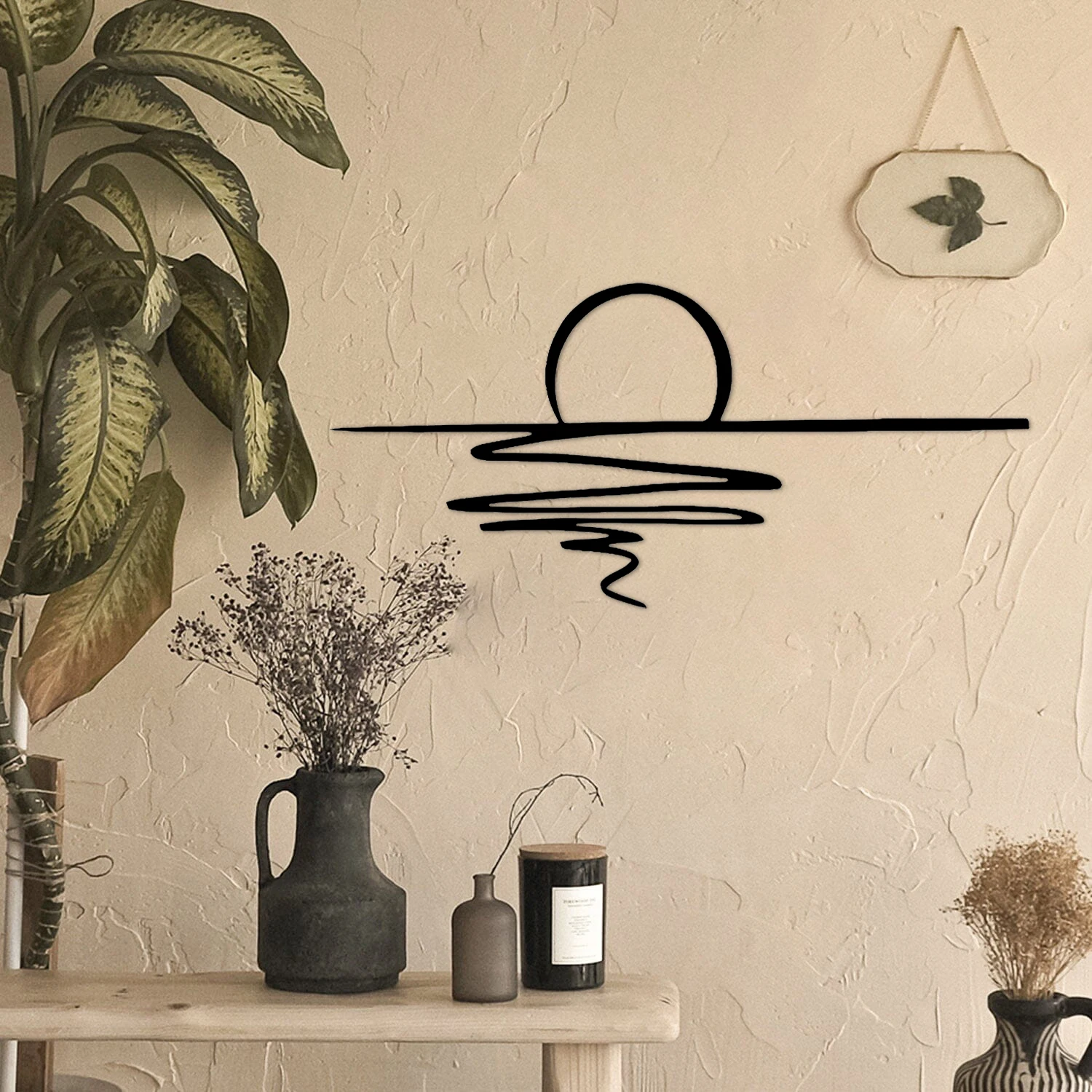 Современная металлическая настенная художественная декоративная табличка с