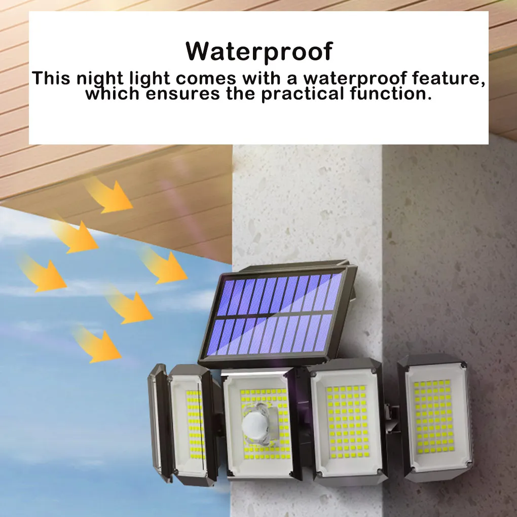 

Solar Powered Wall Light IP65 Waterproof Motions Sensor Outdoor Garden Porch Driveway Street Stair Landscape Lamp