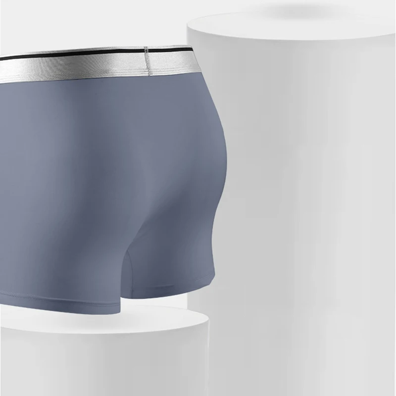 Men's Plus Size Underwear Men Boxer Briefs Ice Silk Ultra-Thin Breathable Plus Size Boxers 5XL 6XL 7XL 8XL 9XL 10XL 11XL 12XL