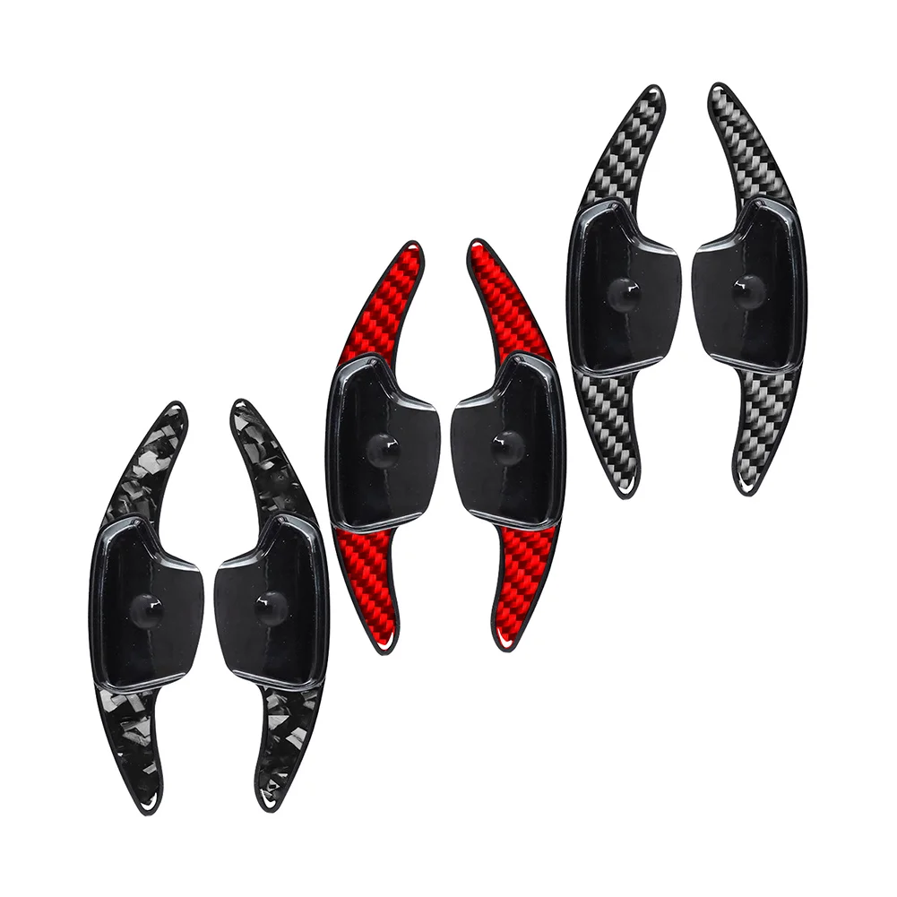 2 шт. автомобильный руль из углеродного волокна рычаг переключения передач