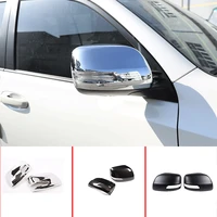 for toyota land cruiser cool luze prado150 fj150 abs carbon fiber car styling car mirror cover sticker car exterior accessories