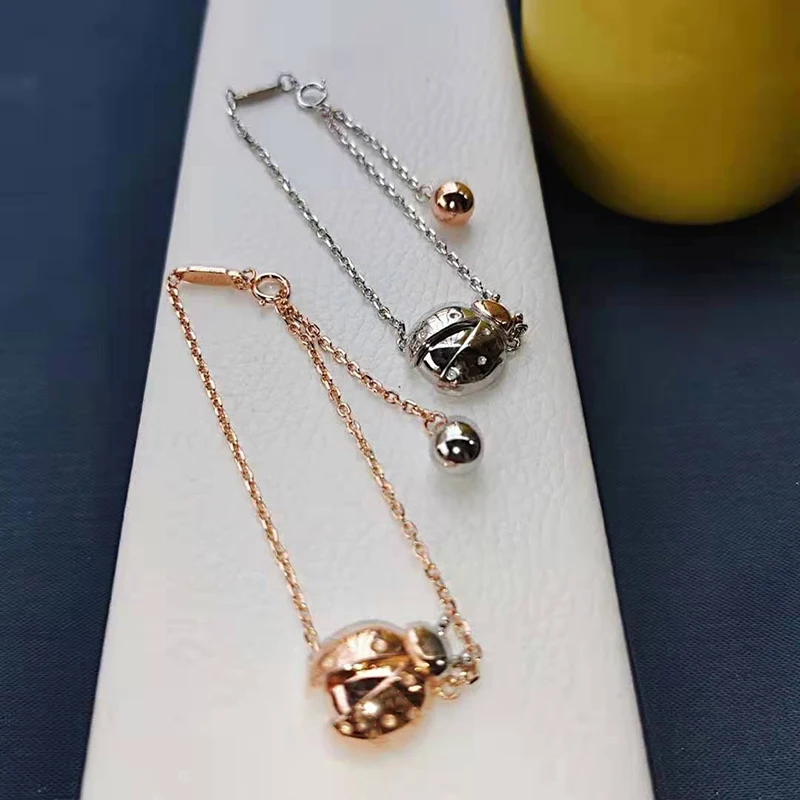 

Модный милый браслет в виде насекомых, оригинальный Высококачественный изысканный женский браслет с логотипом, праздничная бижутерия, подарок