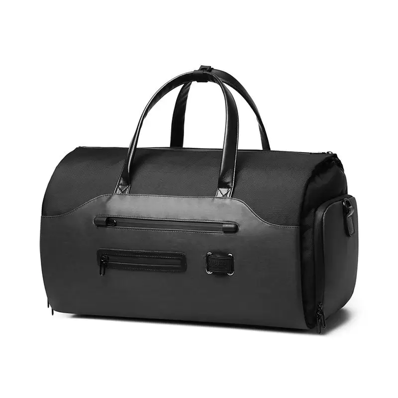 OZUKO Waterproof Travel Duffel Bag Multifunction Men Suit Storage Bucket Bag Large Capacity Luggage Handbag Male Shoes Pocket