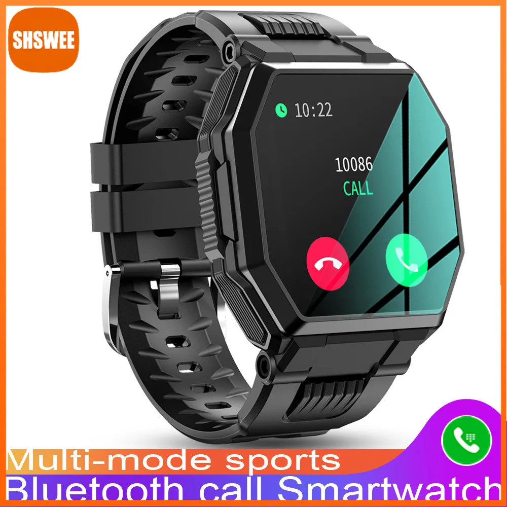 

For Xiaomi Huawei Smart Watch Bluetooth Call Men Full Touch Sports Tracker Blood Pressure Heart Rate Smartwatch Music Control