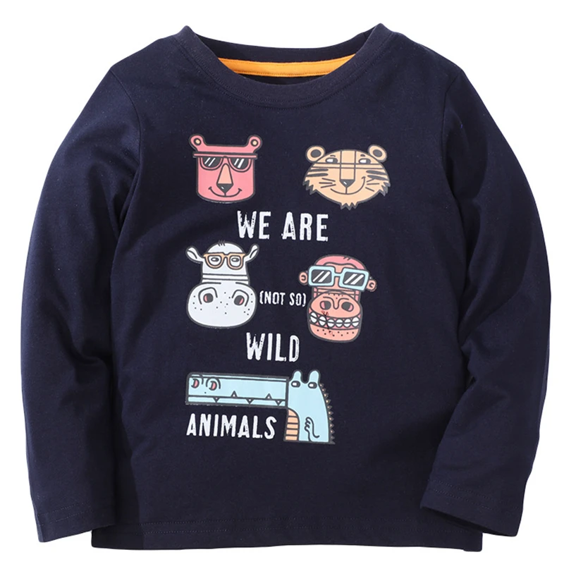 

Spring Autumn Hot Selling In Season Long Sleeve T-Shirt For Boys Kid's Shirts Children Cartoon Tee Quality Top