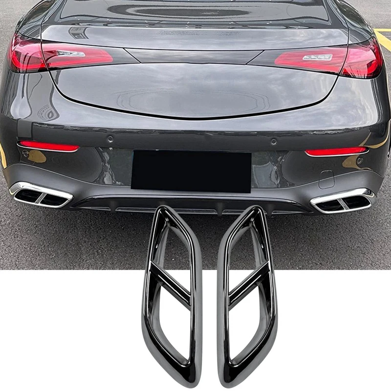 Отделка выхлопной трубы автомобиля наклейки на крышку для Mercedes-Benz CLE Coupe C236 2024 + AMG