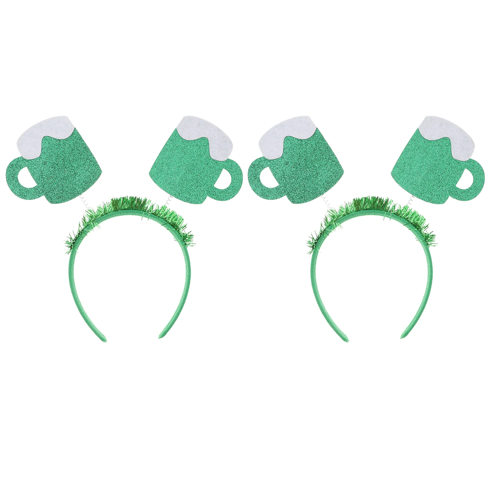 

2 Pcs Party Head Band Makeup Headband Graduation Head Boppers Spring Decor Beer Headband Party Supplies Party Headdress