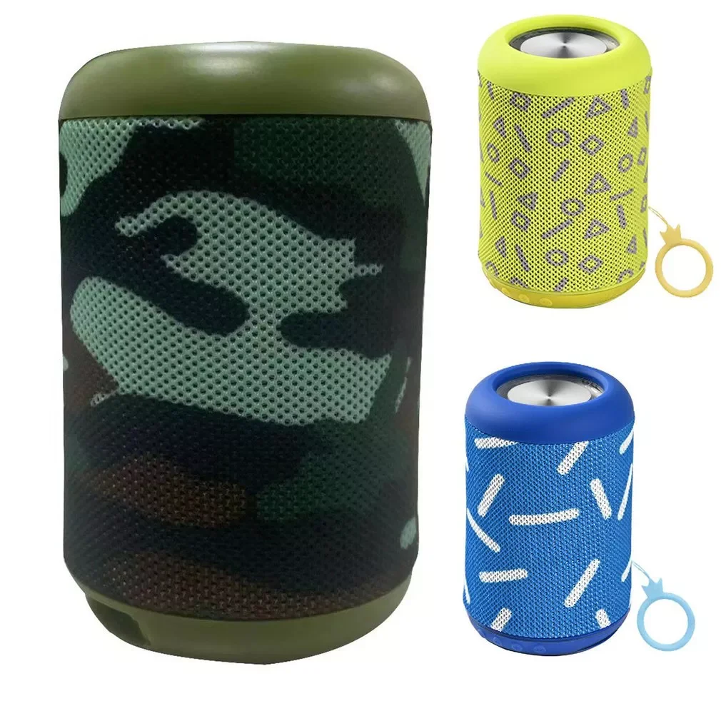 

FM TF Card Support Outdoor Wireless Boombox USB Charging Portable Bluetooth-compatible Speaker Waterproof Loudspeaker2022