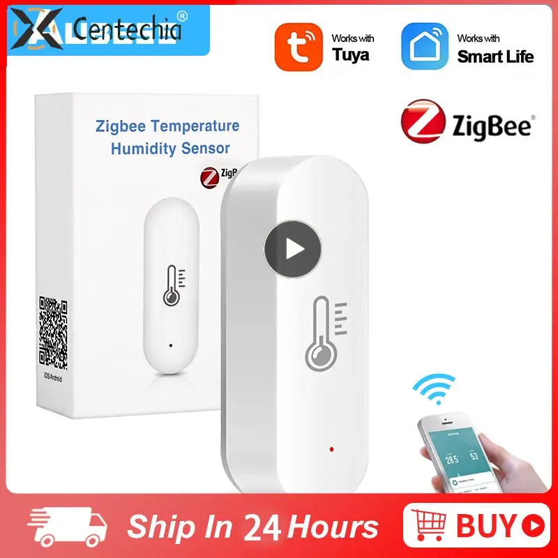 

Smart Life Hygrometer Smart Home Security Thermometer Detector Battery Powered Smart Life Tuya App Temperature Humidity Sensor