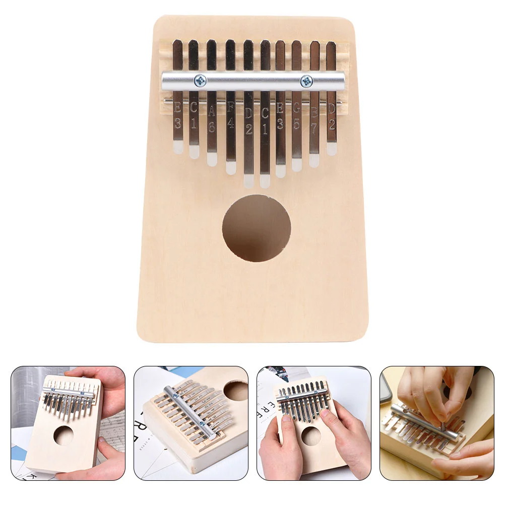 

1 Set Wooden Kalimba Thumb Piano Finger Piano Portable Instrument