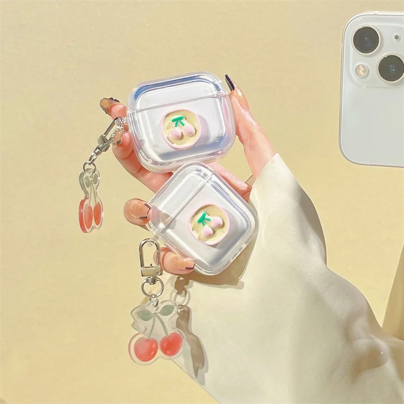 

Прозрачный чехол для наушников Apple Airpods 3 2 1 Air pods