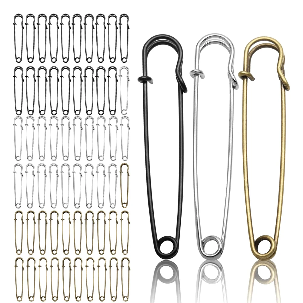 6 шт. большие безопасные булавки 4-дюймовые для одеяла сверхпрочные брошь