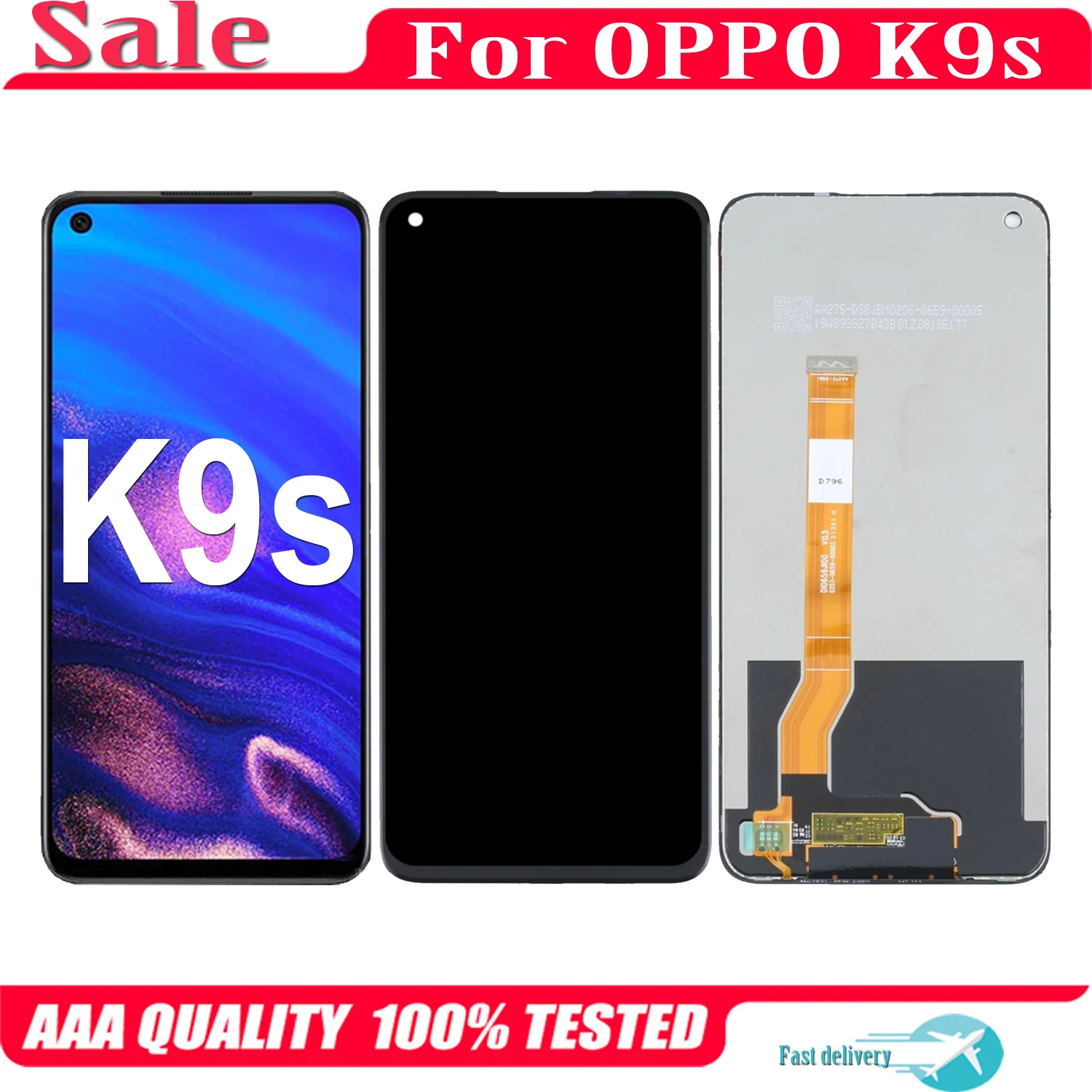 

6.59'' Original For OPPO K9S PERM10 LCD Display Touch Screen Replacement Digitizer Assembly For OPPOK9s LCD