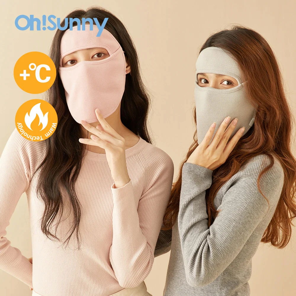 OhSunny Женский Чехол Для Лица Езды На Велосипеде Теплый Ветрозащитный С Защитой От