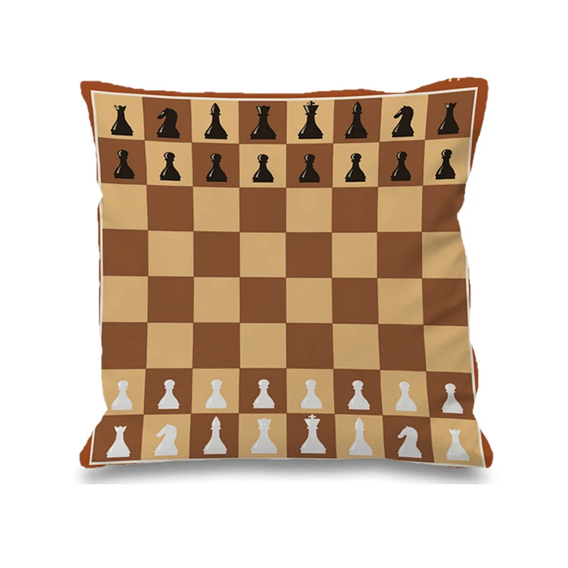 

Body Pillow Cover 45x45 Chess Board Cushion Covers Ornamental Pillows for Living Room Modern Home Decoration Pillowcase 45*45