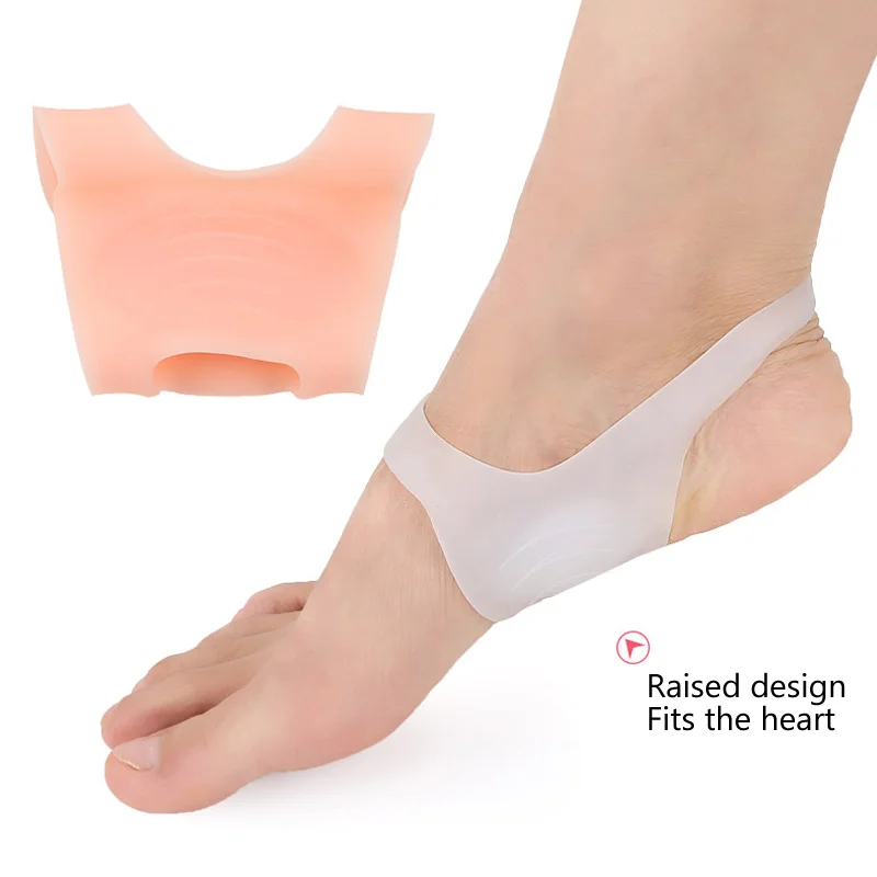 

1Pair Soft Gel Arch Support Shoe Insert Foot Pads for Plantar Fasciitis and Flat Feet, Foot Pain Relief Shock Absorption Insoles