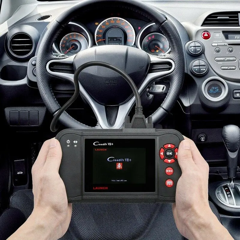 Launch X431 Creader VII+ plus OBD2 Scanner Diagnostic Tool Auto Code Reader Engine ABS SRS Transmission |