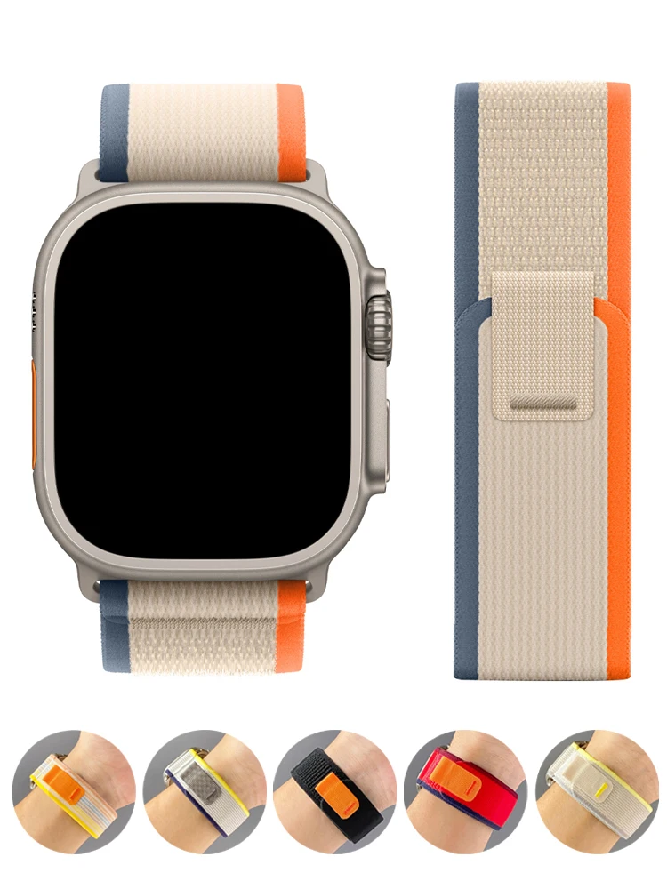 Ремешок для Apple watch Ultra 2 band, браслет для iWatch series 8 9 7 6 ...