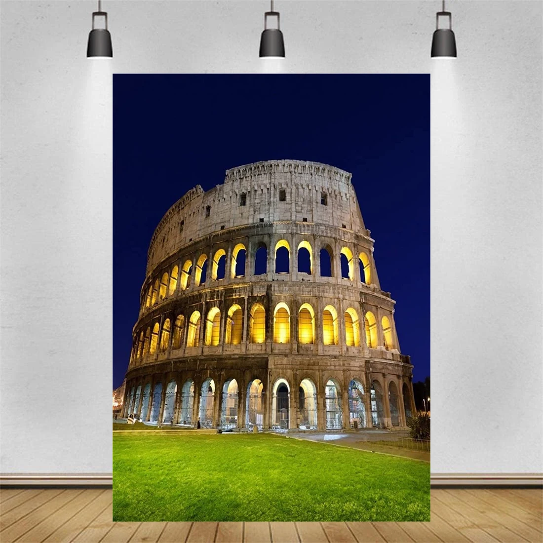 

Фон для фотосъемки с изображением старинных римских руин колоссея, итальянская достопримечательность, портрет девушки и мальчика, Европей...