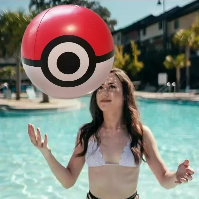 Надувной мяч с изображением покемонов пляжный аэрогрированные пляжные мячи из