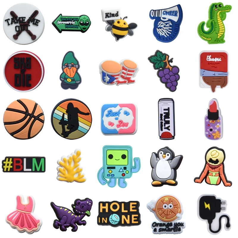 

Girl Decorations for Crocs Shoes Accessories Men Para Pins Boy Packs Wholesale Bulk Gifts Set Jeans Kids Shoe Charms Women Charm
