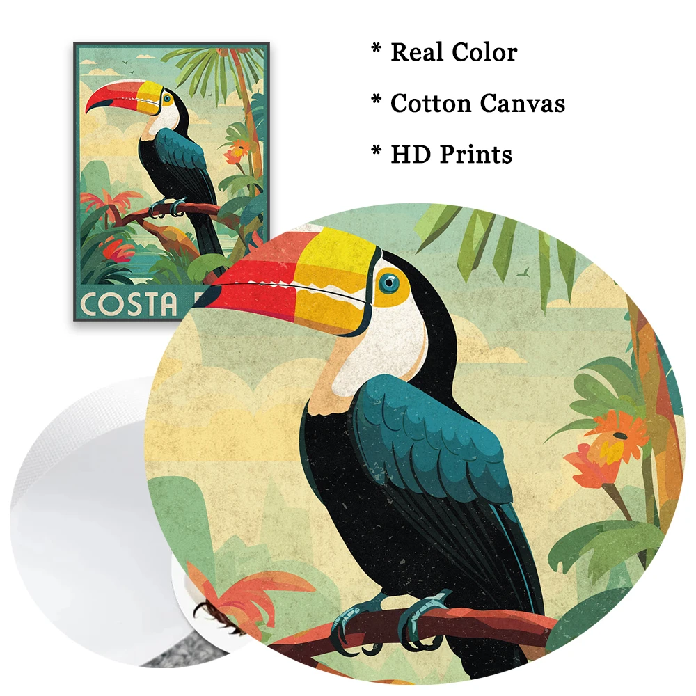 MINISO Винтажный туристический постер