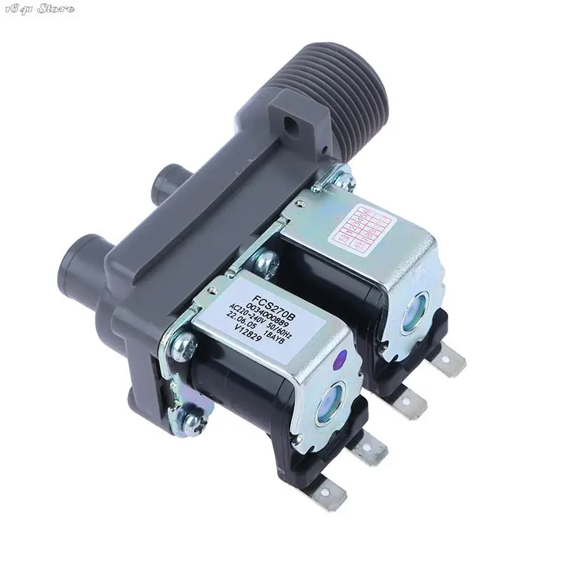 

1PC Washing Machine FCS-22-B12 FCS270B 0034000889/E Double Head Electric Water Inlet Solenoid Valve Washer Parts