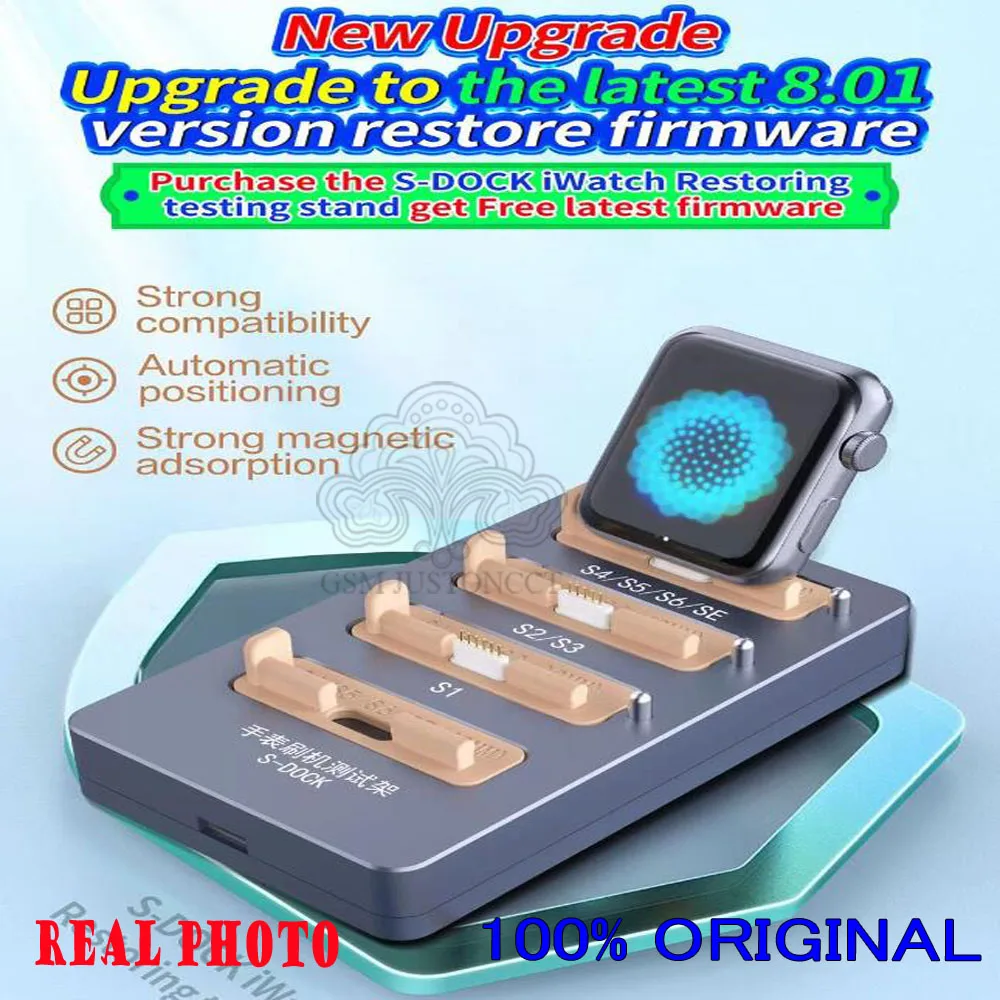 JCID AIXUN S-DOCK awrt IBUS адаптер рестастор инструмент для ibus Apple Watch S1 S2 S3 S4 S5 S6 Восстанавливающий iWatch тестовый стенд инструмент для ремонта