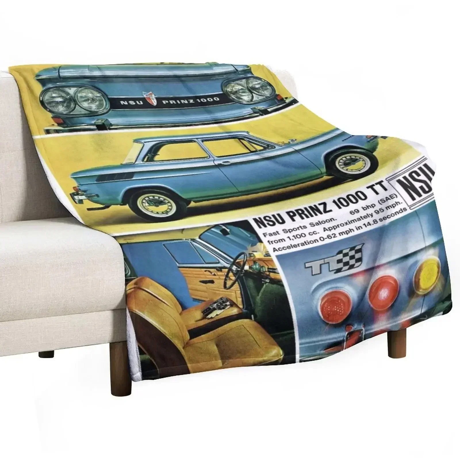 NSU Prinz Wankel Power плюшевое одеяло