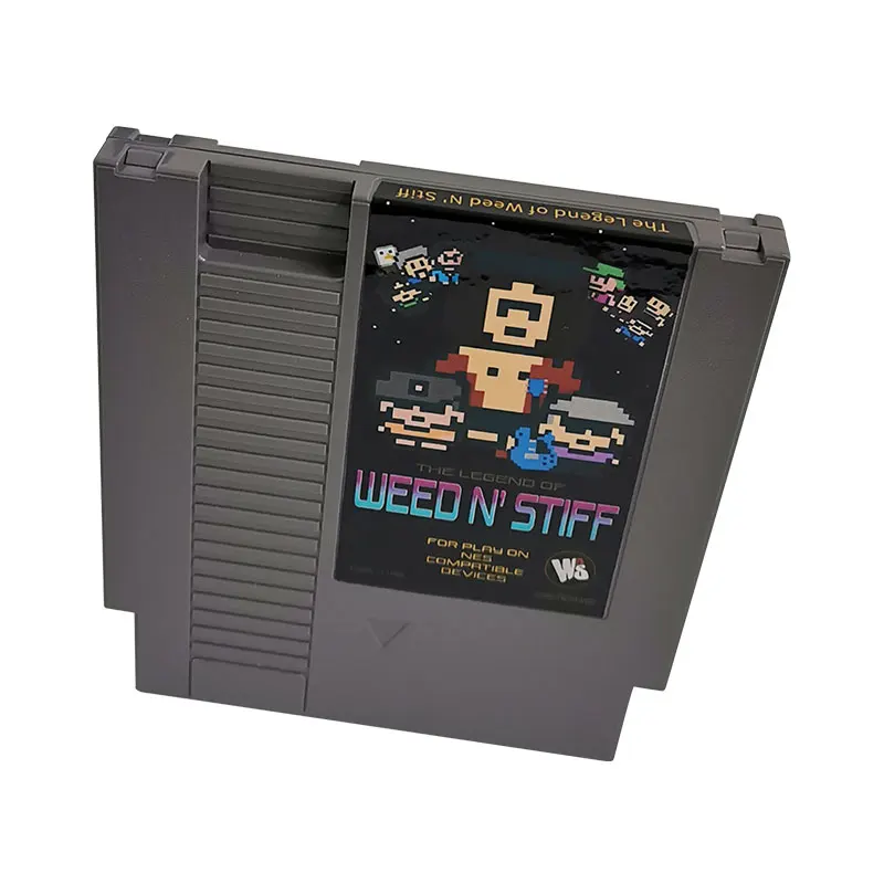 

The Legend of Weed N' Stiff NES Super Games Multi Cart 72 Pin 8 Bit Game Cartridge - LIMITED EDITION