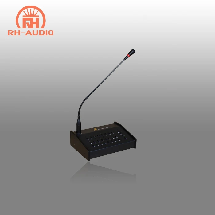 

RH-AUDIO 10 Zone Remote Paging Microphone for Voice Announcement
