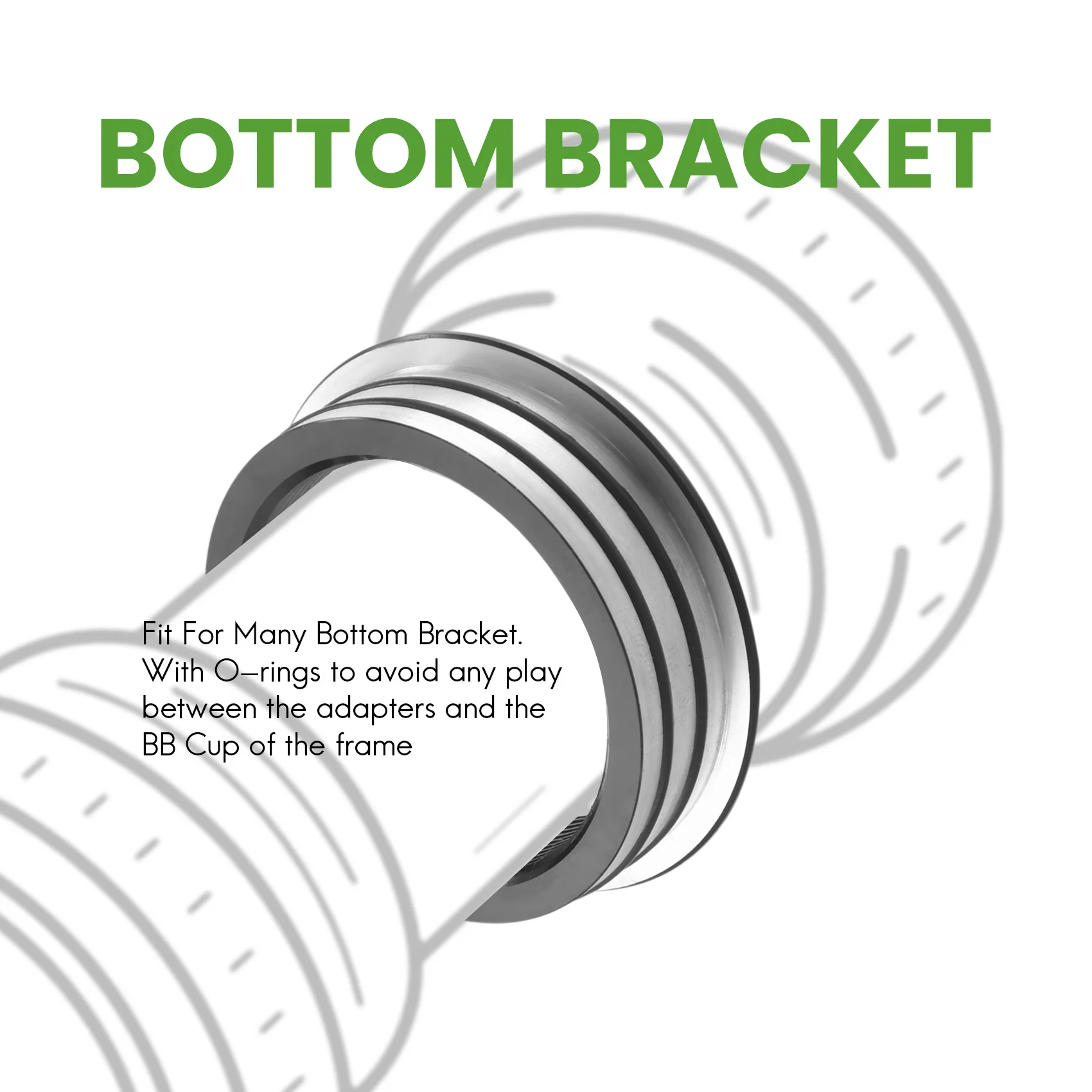 

BB30 to BSA Converter Bottom Bracket Conversion Adapter Ring 42mm