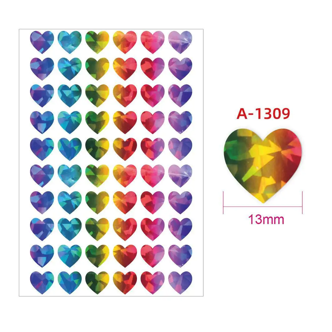 

Наклейки с сердечками JinEQ