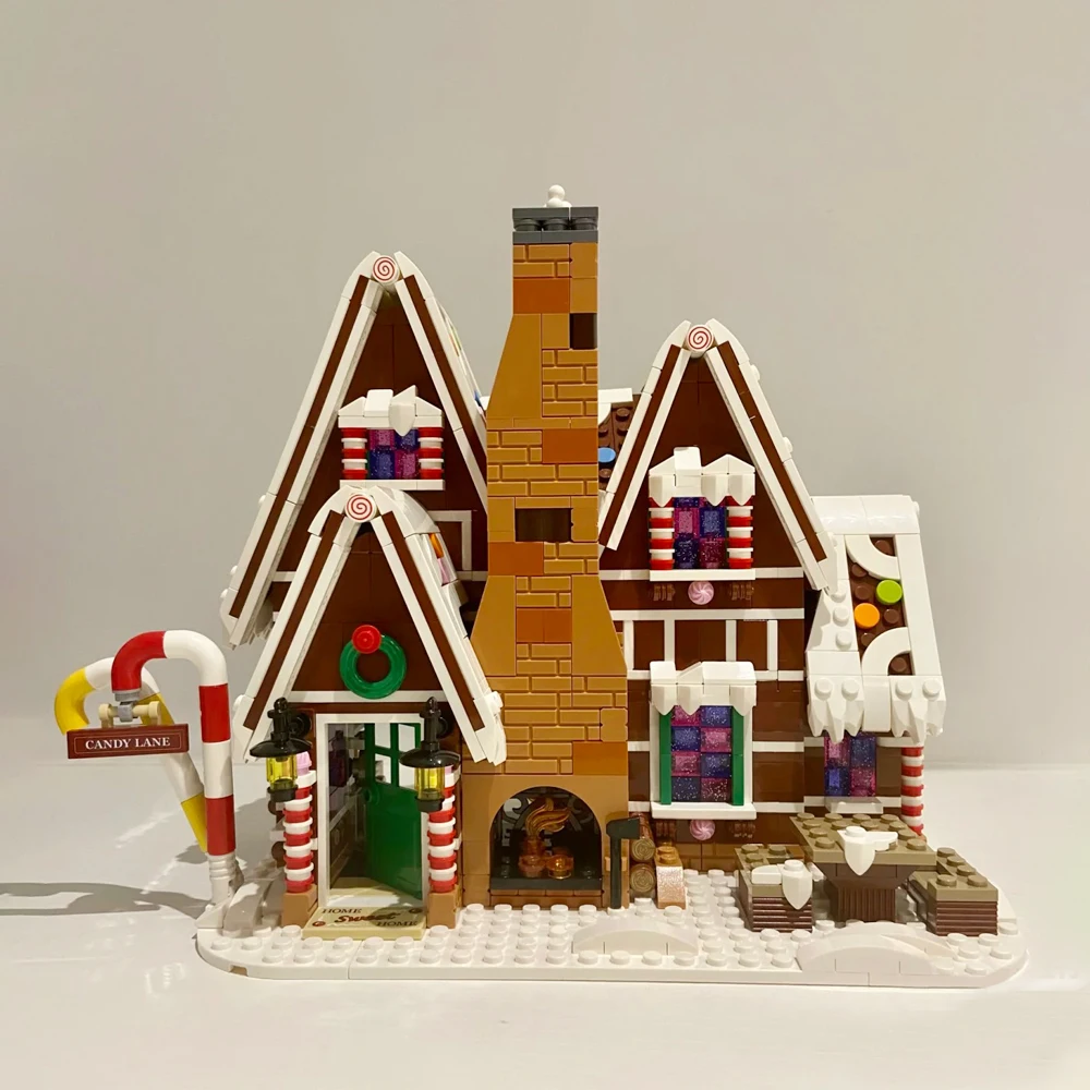 

Эксперт по созданию идеи, модель домика с имбирным хлебом Moc, Модульные строительные блоки, фигурки, 10267, детские игрушки