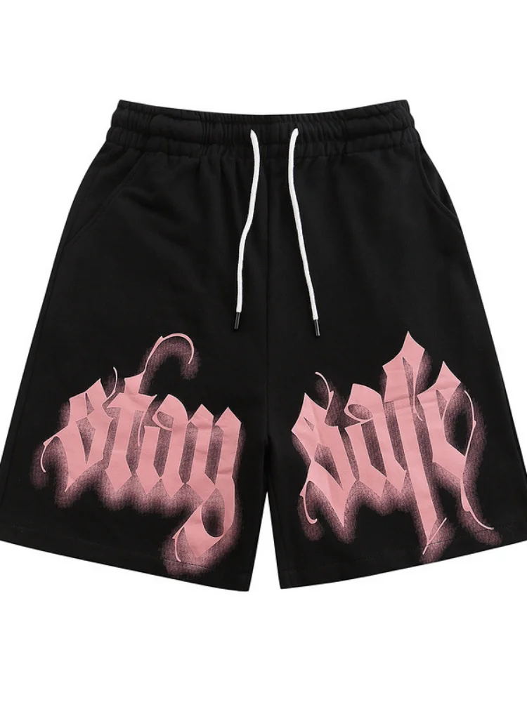 Шорты Унисекс с широкими штанинами универсальные повседневные свободные