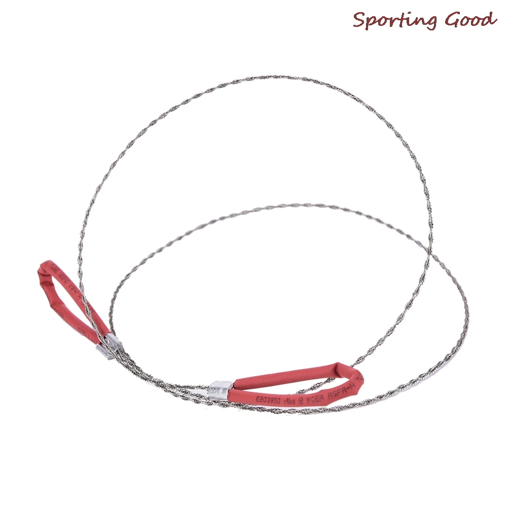 

HOT Manual Hand Steel Rope Chain Saw Practical Portable Emergency Survival Gear Steel Wire Kits Travel Tools Camping Hiking