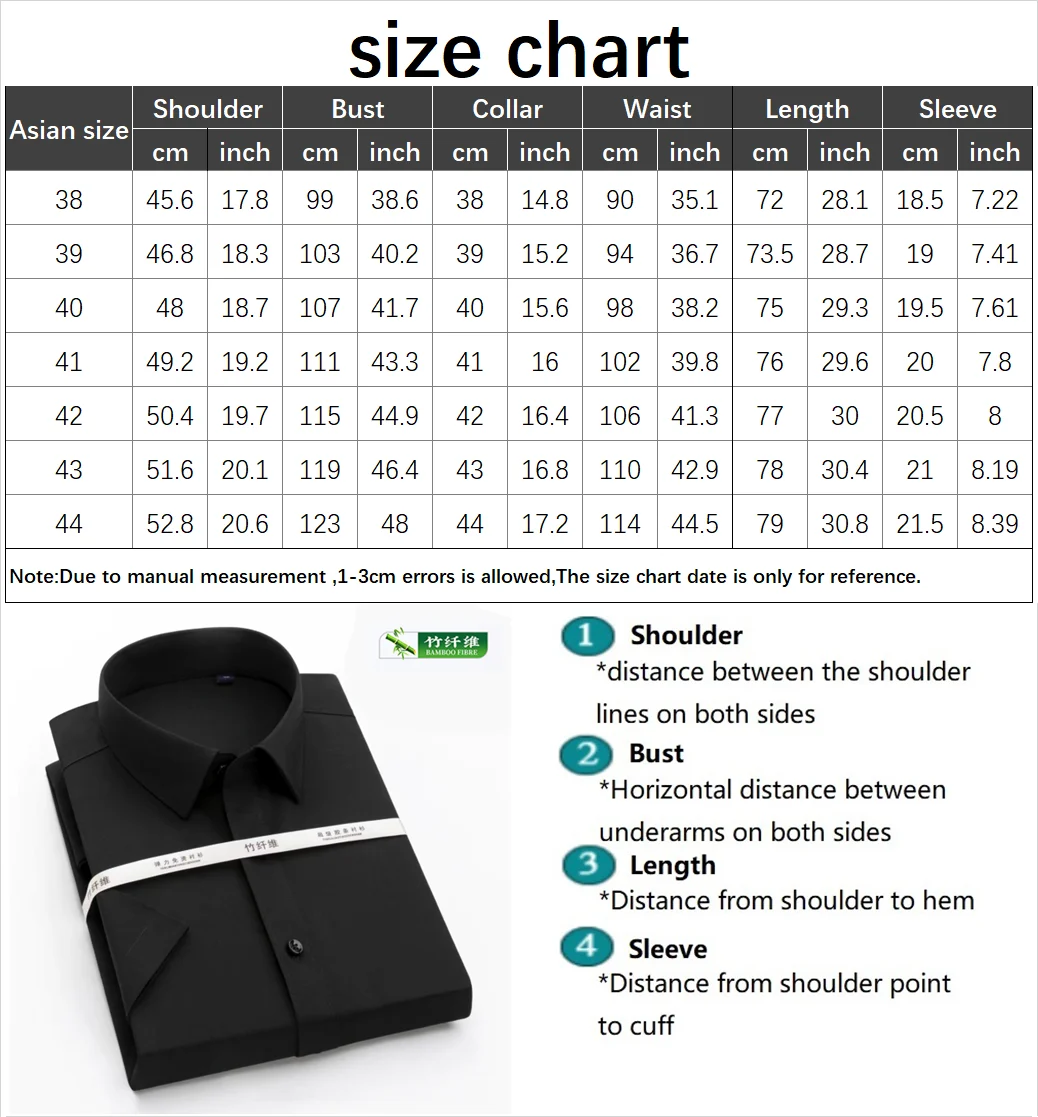 EUOW 2022 Fashion Fiber Elastic Men Suit Shirt Summer New Solid Color Short sleeved Tops Professional Wear Tooling White Shirts