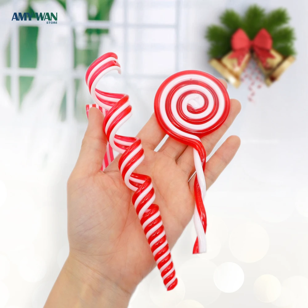 4 шт. декоративные тростниковые украшения для рождественской елки