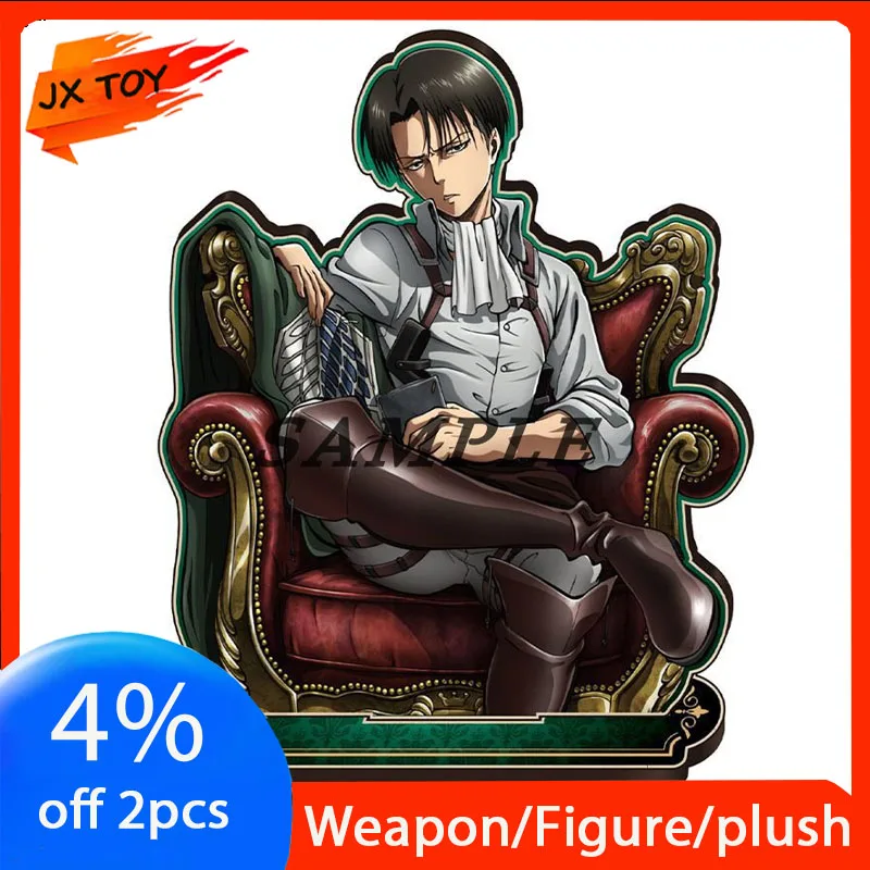 Атака Титанов акриловая подставка фигурка Эрен настольные украшения статуя Леви