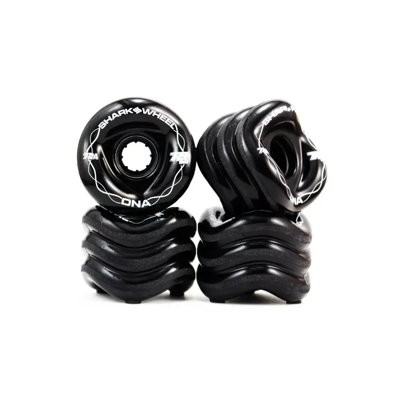 Shark Wheel 72MM DNA Formula- Black Wheels for Longboards