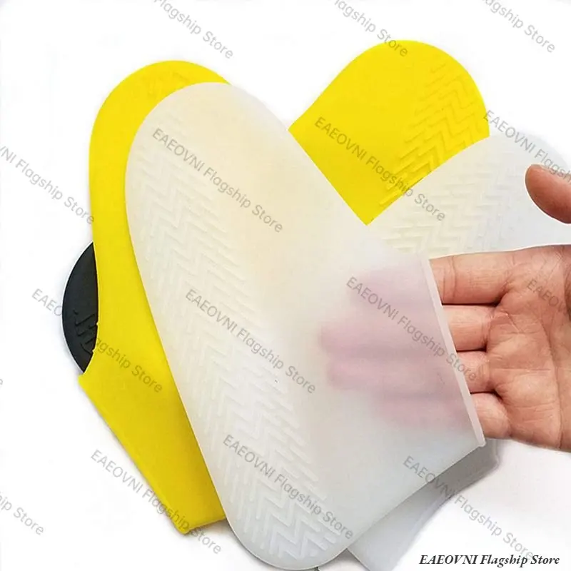 

2023 New Boots Waterproof Shoe Cover Silicone Material Unisex Shoes Protectors Rain Boots for Indoor Outdoor Rainy Days Reusable