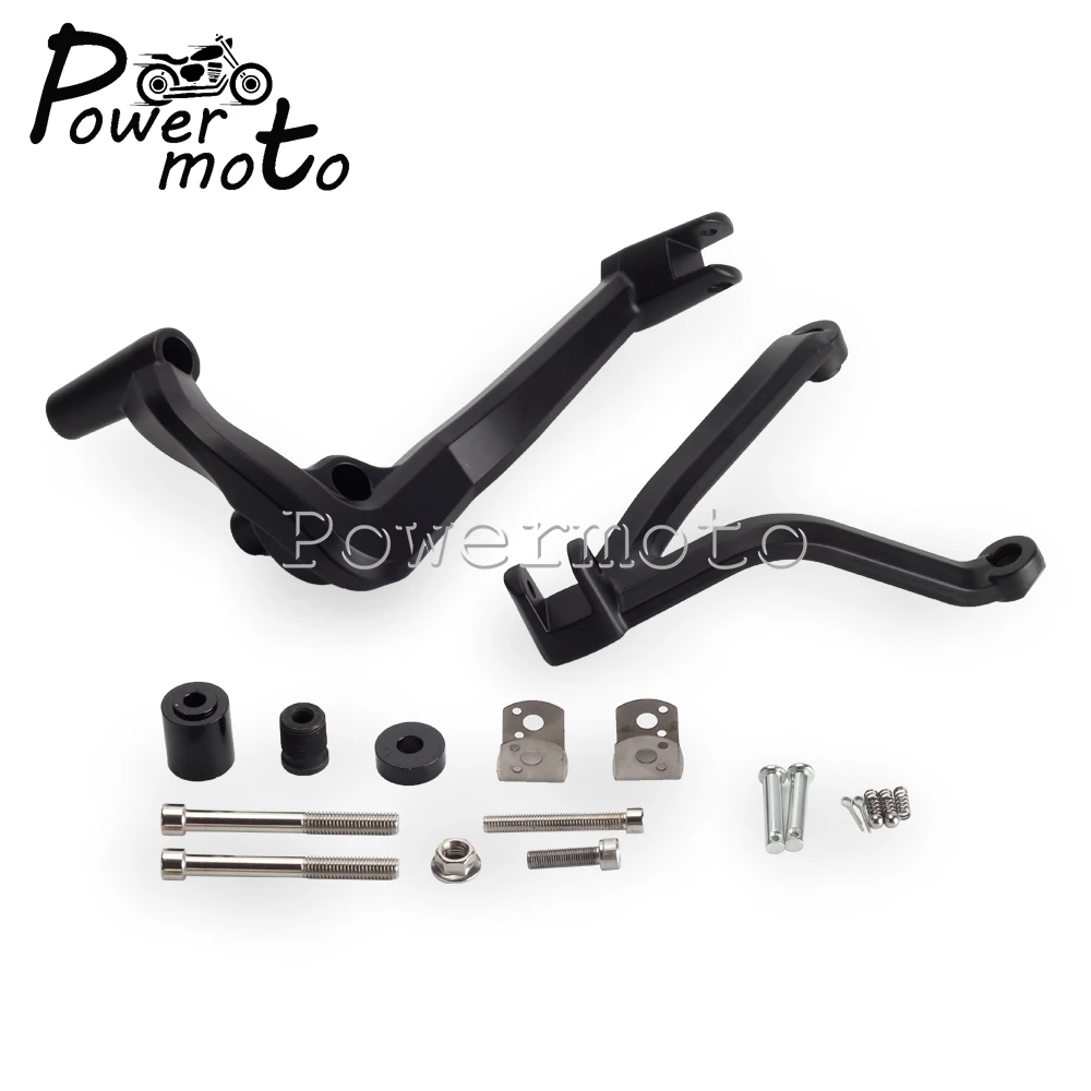 

Задняя Подножка для мотоцикла, ножная педаль, поддержка пассажирских ножек, комплекты и выхлопной тепловой щит для Sportster S 1250 RH1250S 2021-2022