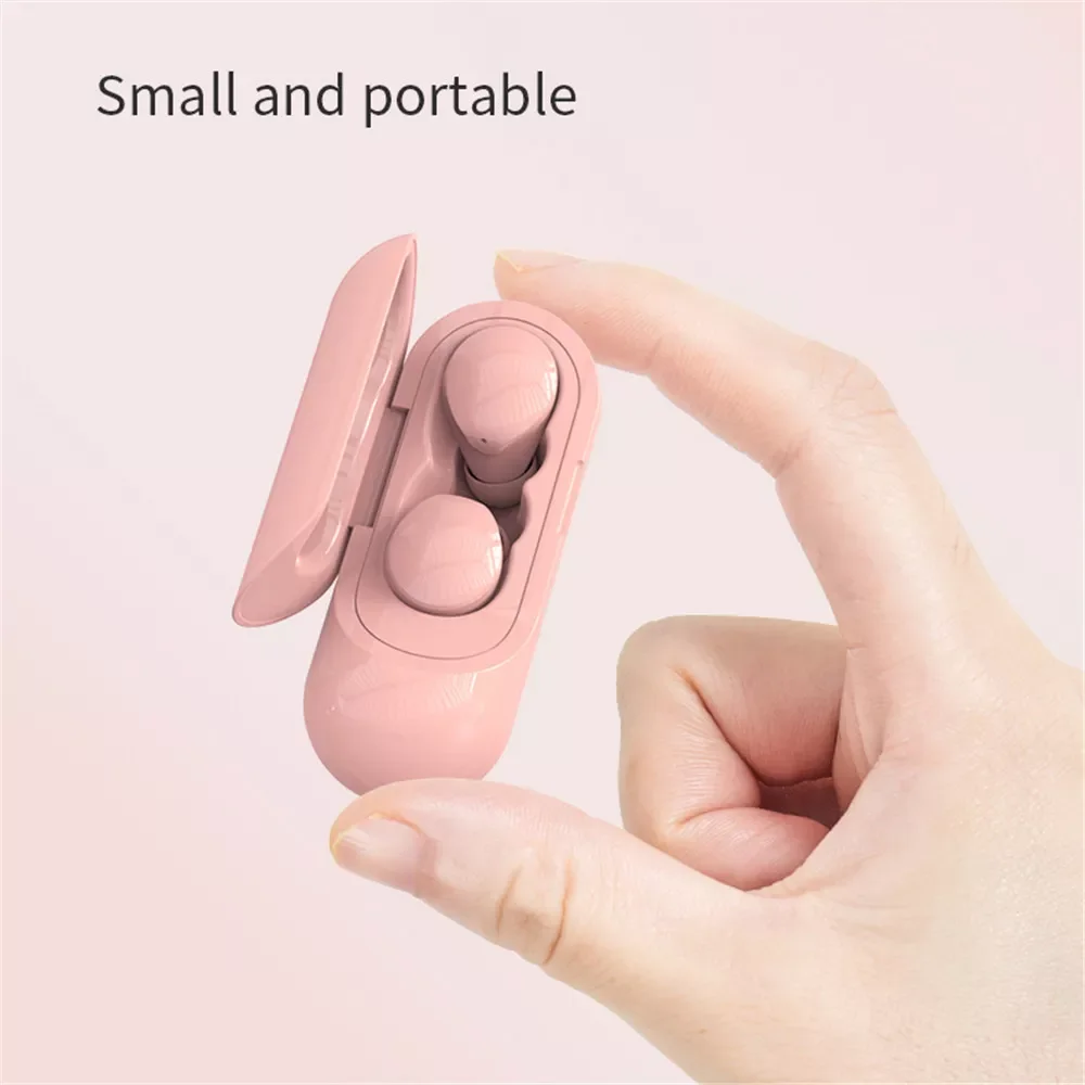 

Kebidu In-ear TWS Wireless Bluetooth Headset HD Noise Reduction Fashion Music Headset Fingerprint Touch Waterproof Sport Earplug
