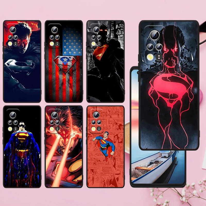 

Justice League Superman Cool Phone Case For Honor 70 60 SE 50 X8 X7 X30 X20 20 10 10X 10i 9C 9A 9X 8A 8X Pro Lite Black Funda