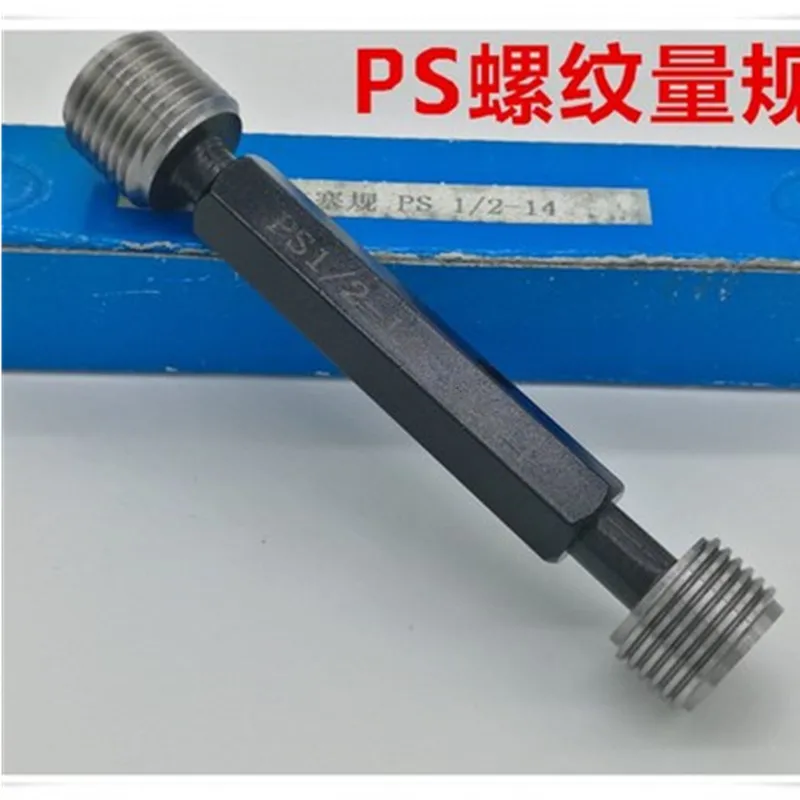 

JIS Thread Plug Ring Gauge PS1/8-28 PS1/4-19 PS3/8-19 PS1/2-14 PS3/4-14 PS1 Inch GO NOGO Straight Pipe Plug Ring Gages