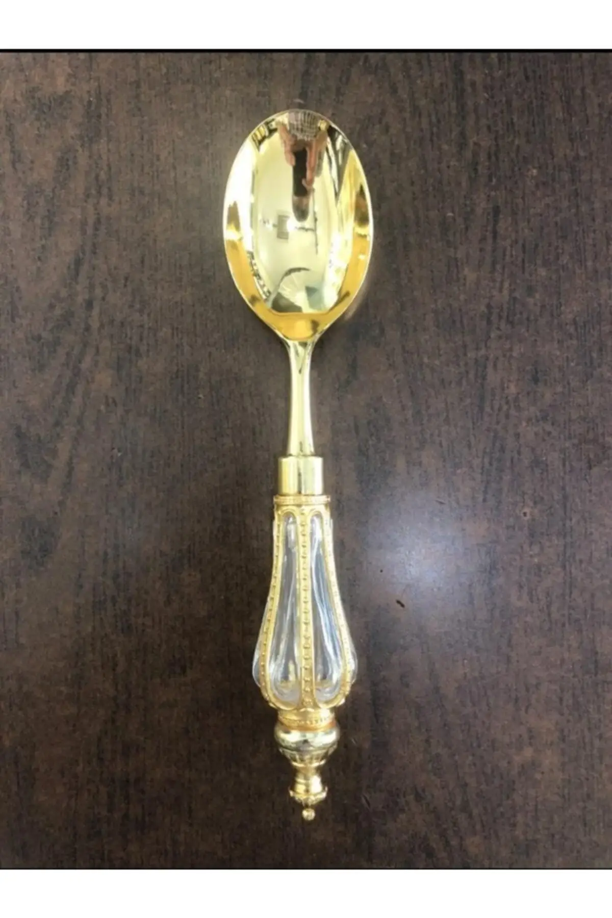 

Gold Large Serving Spoons Lkm791