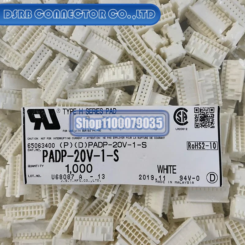 

1000pcs/lot PADP-20V-1-S 20P 2.0MM legs width 100% New and Original