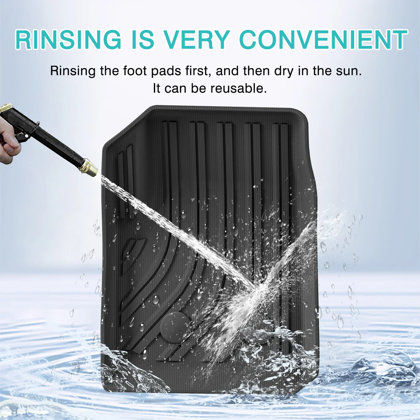 Автомобильные коврики для ног Chevrolet Colorado 2015-2022 TPE всепогодные водонепроницаемые